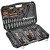 Klucze nasadowe NEO TOOLS zestaw233 szt. CrV 1/2" 3/8" 1/4"