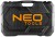 Klucze nasadowe NEO TOOLS zestaw233 szt. CrV 1/2" 3/8" 1/4"