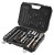 Kucze nasadowe NEO TOOLS zestaw 73 szt. CrV 1/2" 1/4"