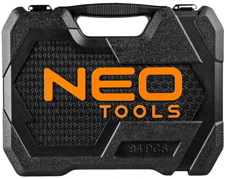 Klucze nasadowe NEO TOOLS zestaw 94 szt. CrV 1/2" 1/4"