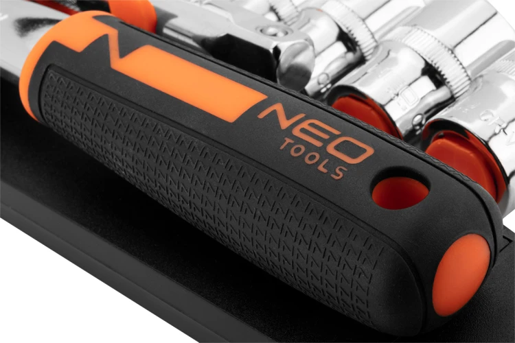 Klucze nasadowe NEO TOOLS zestaw 12 szt. CrV 1/2"