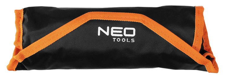 Klucze płasko-oczkowe NEO TOOLS z grzechotką i przełącznikiem zestaw 12 szt. 8 - 19 mm, miękkie etui