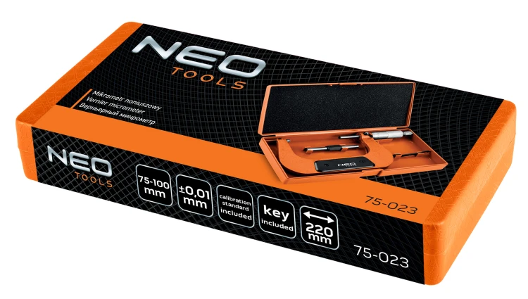 Mikrometr NEO TOOLS noniuszowy 75-100 mm