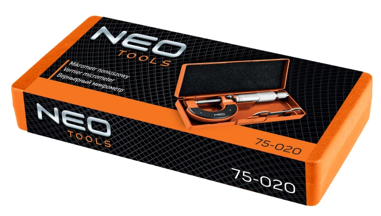 Mikrometr NEO TOOLS noniuszowy 0-25 mm