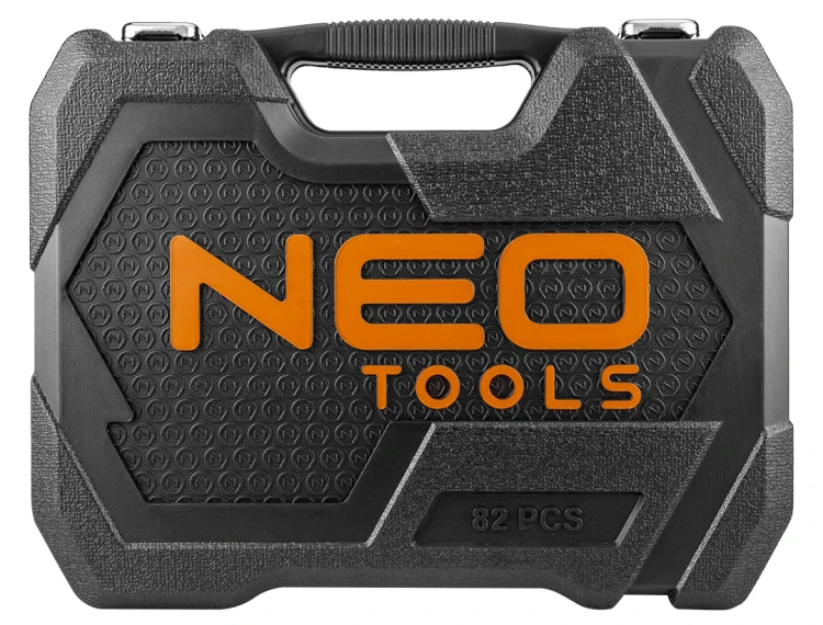 Zestaw kluczy nasadowych NEO TOOLS 1/2" 1/4" 82 szt. CrV