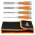 Dłuta NEO TOOLS 6, 12, 18, 24 zestaw 4 szt. uchwyt dwukomponentowy w etui