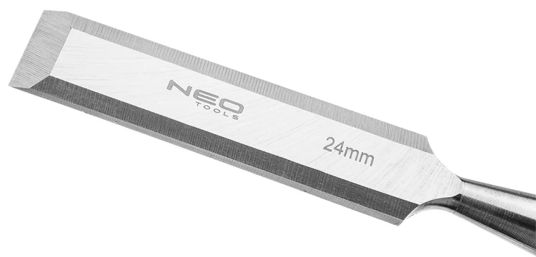 Dłuta NEO TOOLS 6, 12, 18, 24 mm zestaw 4 szt. uchwyt drewniany