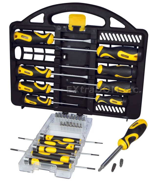  Wkrętaki Stanley Basic kpl 34 szt w etui 621410