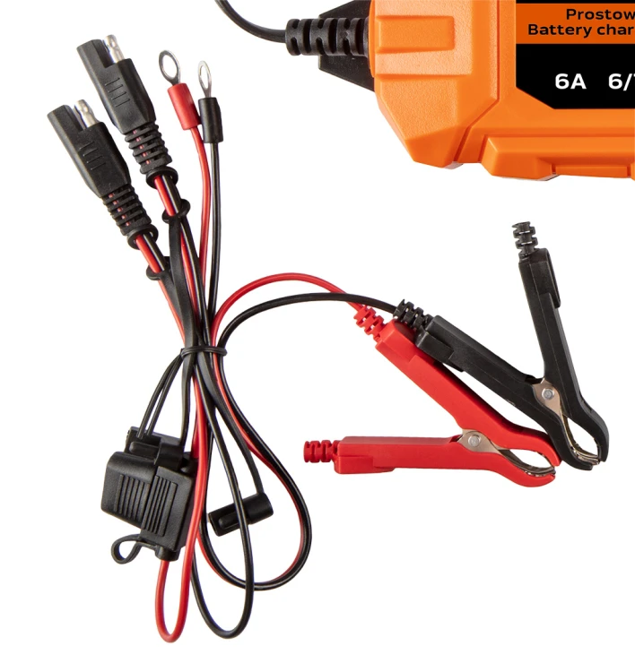 Prostownik automatyczny NEO TOOLS 6A/100W 3-150Ah do akumulatorów kwasowych / AGM / GEL