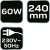 Lutownica oporowa NEO TOOLS 60W