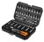 Klucze nasadowe NEO TOOLS 1/4" 55 szt. satynowy