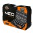 Klucze nasadowe NEO TOOLS 1/4" 55 szt. satynowy