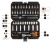 Klucze nasadowe NEO TOOLS 1/4" 55 szt. satynowy
