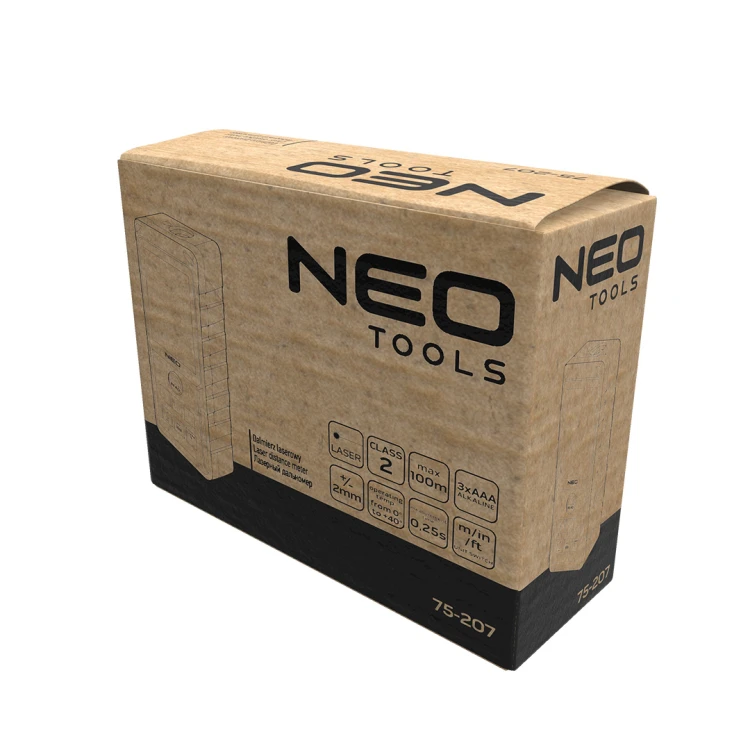 Dalmierz laserowy NEO TOOLS zasięg 100 m, IP54
