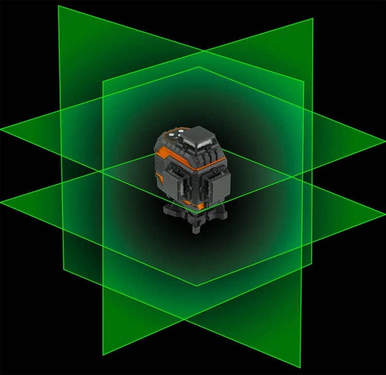 Laser 3D NEO TOOLS 16 linii zielony zestaw w walizce