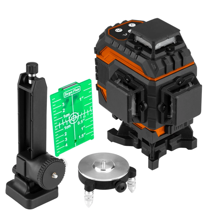 Laser 3D NEO TOOLS 12 linii zielony, zestaw w walizce