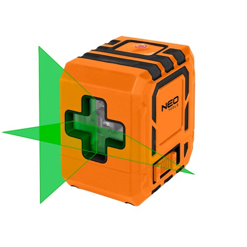 Laser krzyżowy 30 m NEO TOOLS z etui i uchwytem magnetycznym, zielony