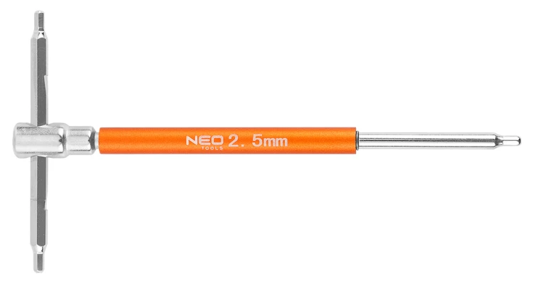 Klucze trzpieniowe NEO TOOLS  z przetyczką 2-10 mm, zestaw 10 szt. w stojaku