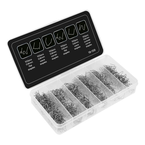 Zszywki do plastiku NEO TOOLS zestaw 600 szt.