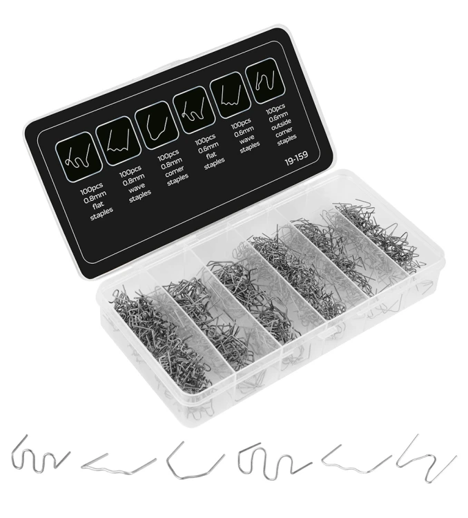Zszywki do plastiku NEO TOOLS zestaw 600 szt.