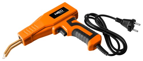Lutownica do plastiku NEO TOOLS 50W zestaw + 200 szt zszywek + nóż + szczypce
