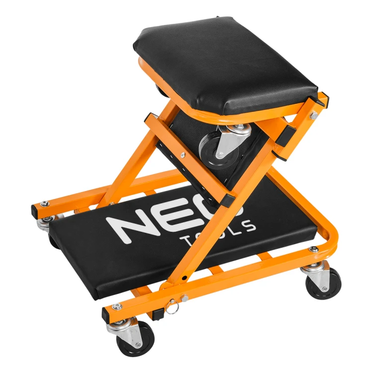 Leżanka warsztatowa i stołek warsztatowy NEO TOOLS 2 w 1