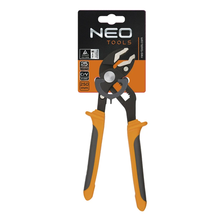 Szczypce do rur NEO TOOLS 250 mm, zakres 0-42 mm