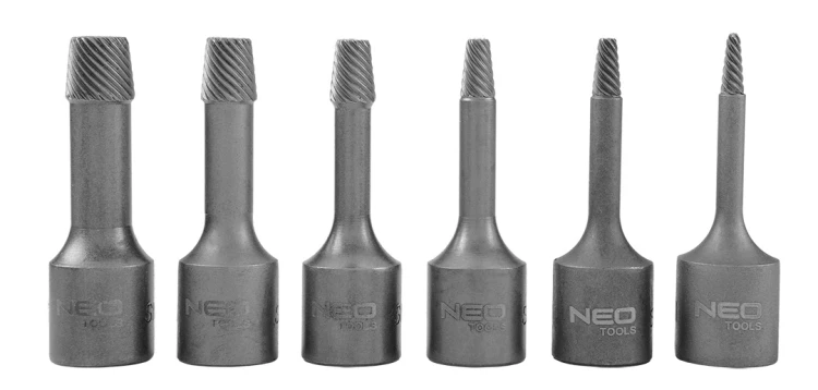 Wykrętaki do śrub NEO TOOLS zestaw 6 szt.