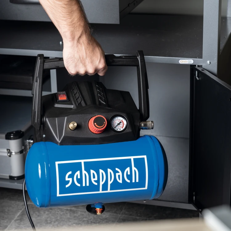 Kompresor Scheppach HC06 6 L + zestaw akcesoriów