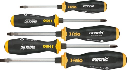 Wkrętaki FELO Ergonic zestaw 5 cz. do pobijania
