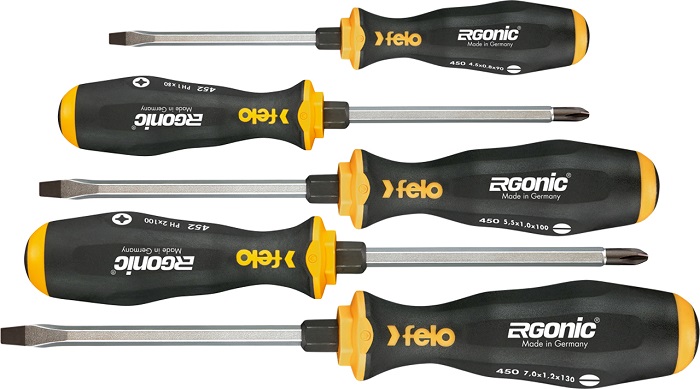 Wkrętaki FELO Ergonic zestaw 5 cz. do pobijania