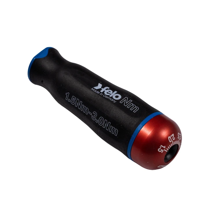 Wkrętak dynamometryczny FELO NM 1.5-3.0 + dwie izolowane klingi VDE Z2 oraz PH2