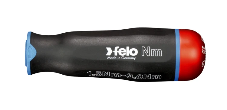 Wkrętak dynamometryczny FELO NM 1.5-3.0 + dwie izolowane klingi VDE Z2 oraz PH2