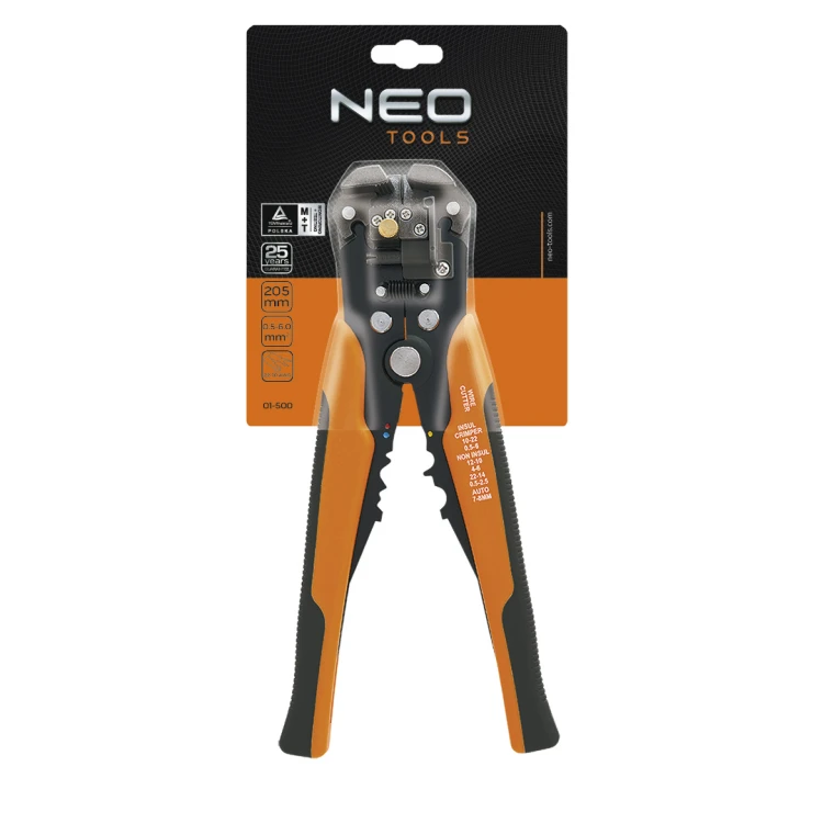 Automatyczny ściągacz izolacji NEO TOOLS 205 mm, czołowy