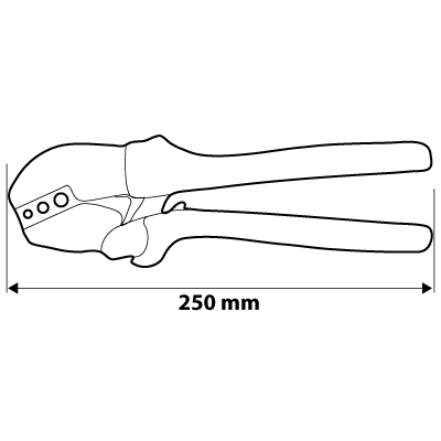 Szczypce do zaciskania końcówek konektorowych NEO TOOLS 22-10AWG