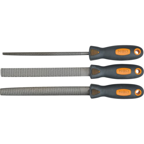 Pilniki do drewna NEO TOOLS  200 mm zestaw 3 szt.