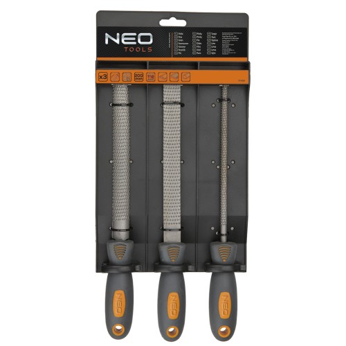 Pilniki do drewna NEO TOOLS  200 mm zestaw 3 szt.