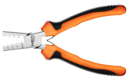 Szczypce do zaciskania końcówek NEO TOOLS 1.5 - 6 mm2 (23-13 AWG), 140 mm