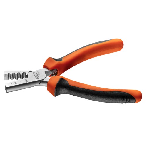 Szczypce do zaciskania końcówek NEO TOOLS 1.5 - 6 mm2 (23-13 AWG), 140 mm