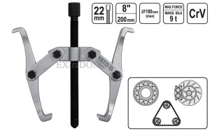 Ściągacz dwuramienny do łożysk Yato 200mm CrV - 2518