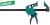 Ścisk stolarski jednoręczny EHZ EASY 75 firmy Wolfcraft 500mm 3023000