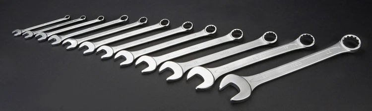 Klucze płasko-oczkowe NEO TOOLS 6-22 mm, zestaw 12 szt.