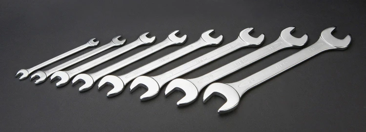 Klucze płasko-oczkowe NEO TOOLS 6-19 mm, zestaw 8 szt.