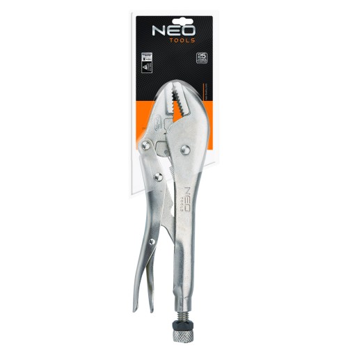 Szczypce zaciskowe uniwersalne NEO TOOLS 250 mm, proste szczęki