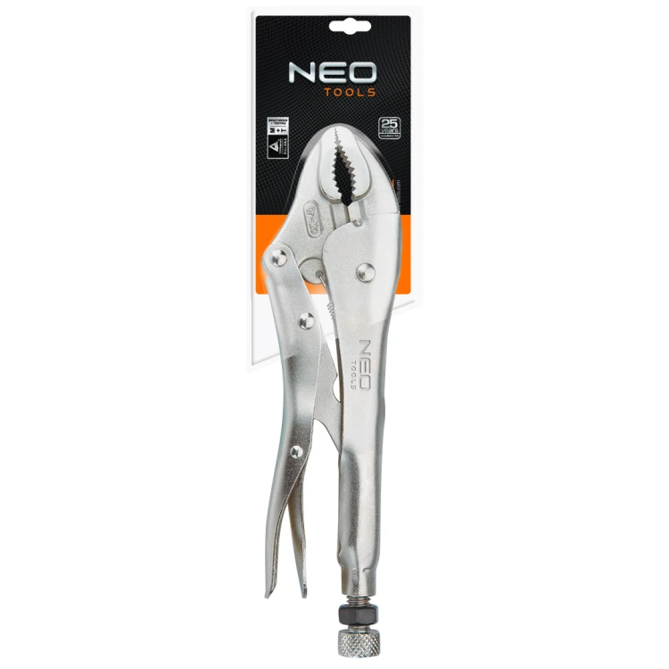 Szczypce zaciskowe uniwersalne NEO TOOLS 250 mm, okrągłe szczęki
