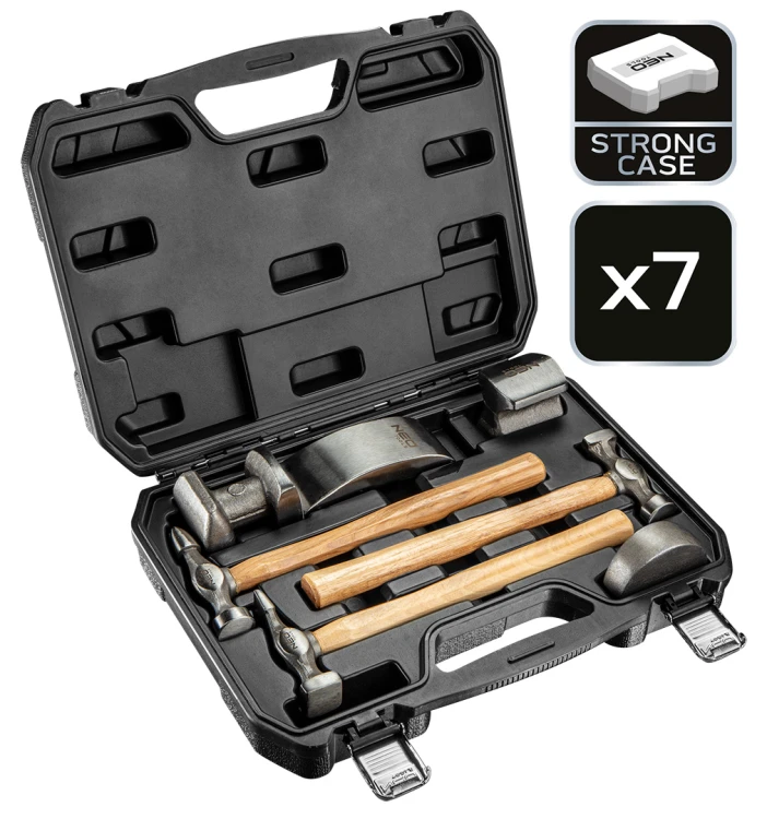 Zestaw młotków blacharskich NEO TOOLS 7 szt.