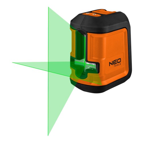 Laser krzyżowy NEO TOOLS 15 m zielony uchwyt etui