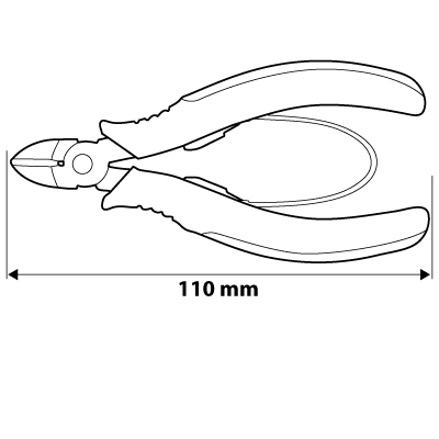 Szczypce precyzyjne boczne NEO TOOLS  110 mm