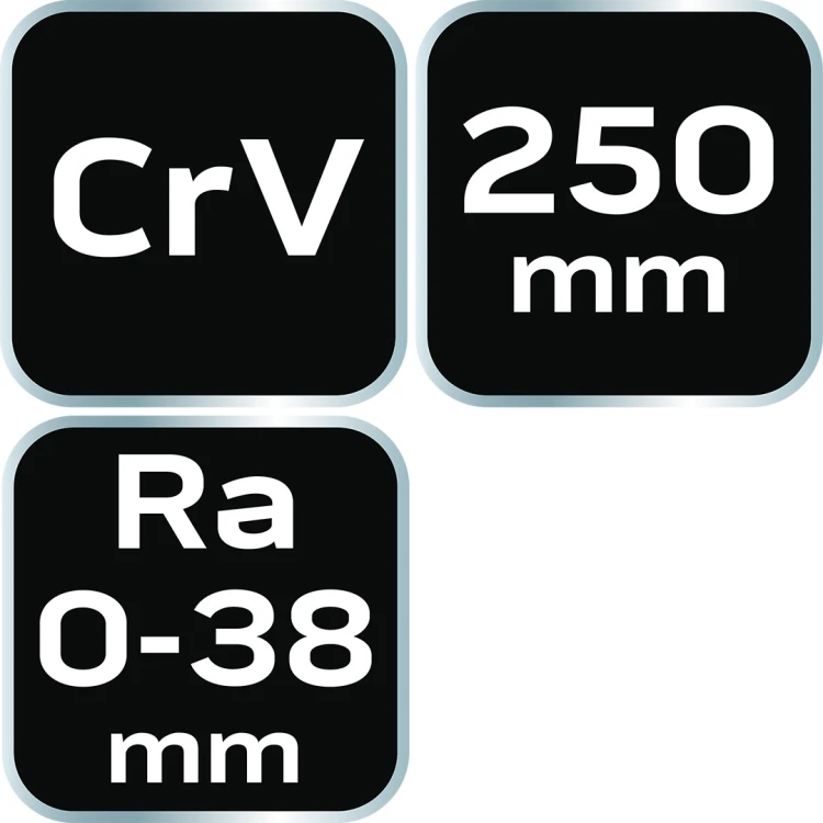 Szczypce do rur NEO TOOLS 250 mm, zakres 0-38 mm