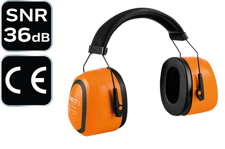Nauszniki przeciwhałasowe NEO TOOLS SNR 36dB, CE